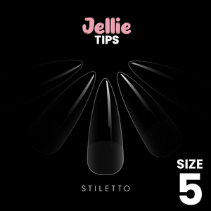 Halo Jellie Nail Tips Stiletto, 50 One Size, All Size's Available