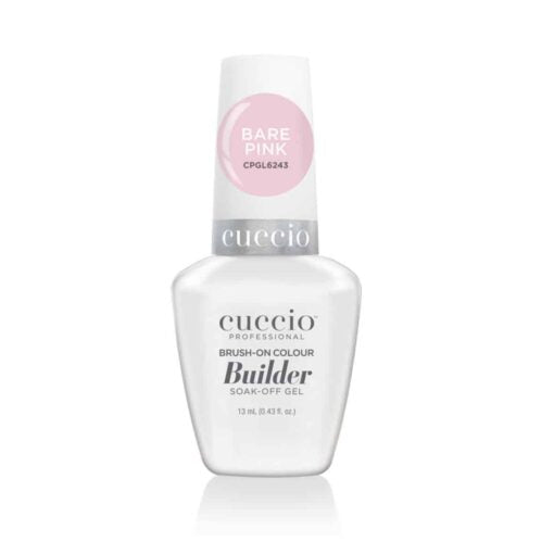 Brush on Colour Builder Gel with Calcium LED/UV 13ml- Bare Pink