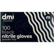 DMI Nitrile Black Gloves