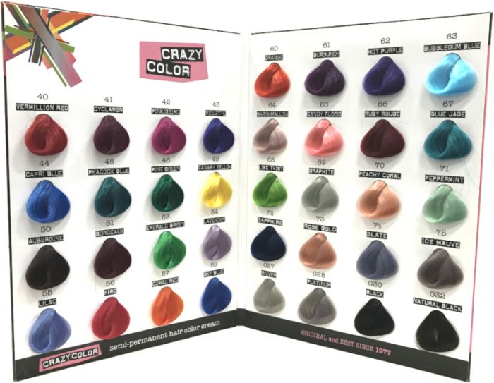 Crazy Color Shade Chart A5