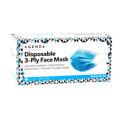 Disposable Face Masks (50 pack)
