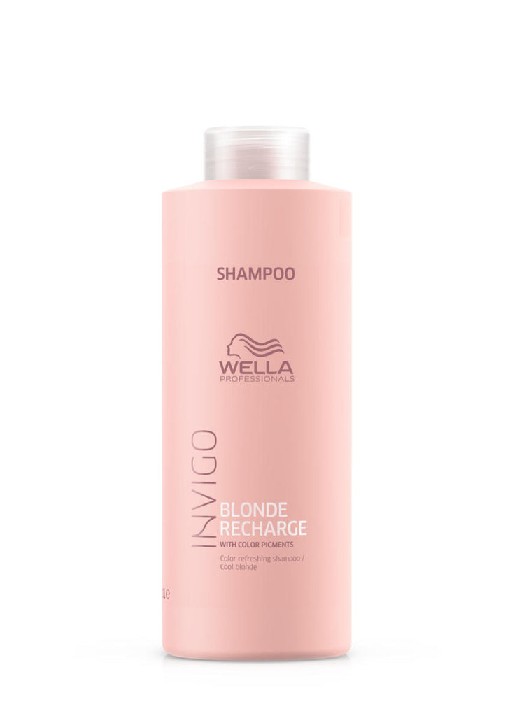 Wella Invigo Cool Blonde Recharge Shampoo 250ml or 1000ml
